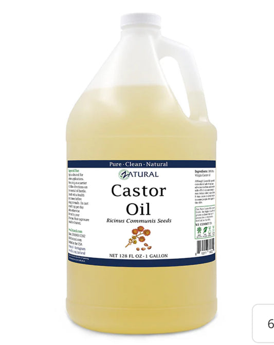 Castor Oil - 100% Pure Virgin Castor
Seed Oil