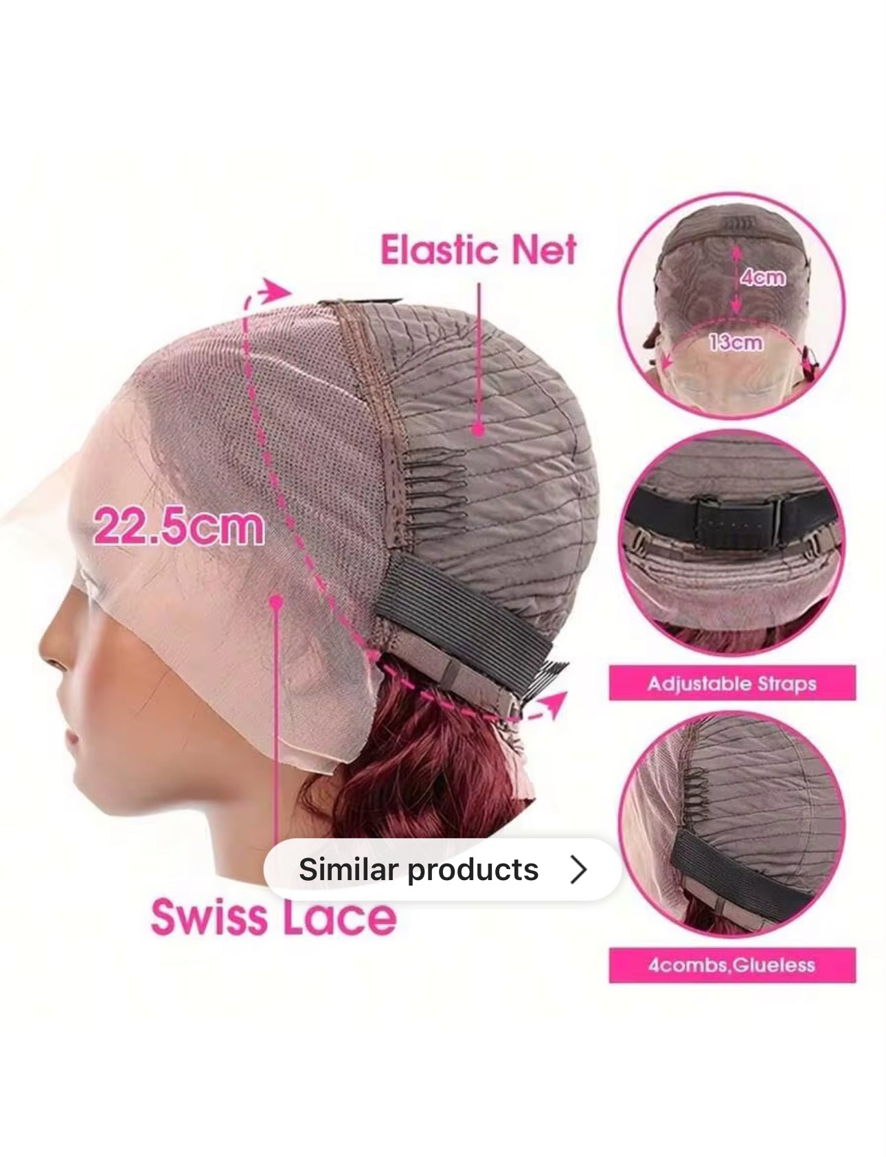 13x4 short Bob Lace Wig Brazilian Straight Lace Closure