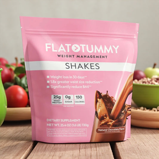 12 BAG OF SHAKES FLAT TUMMY CHOCOLATE