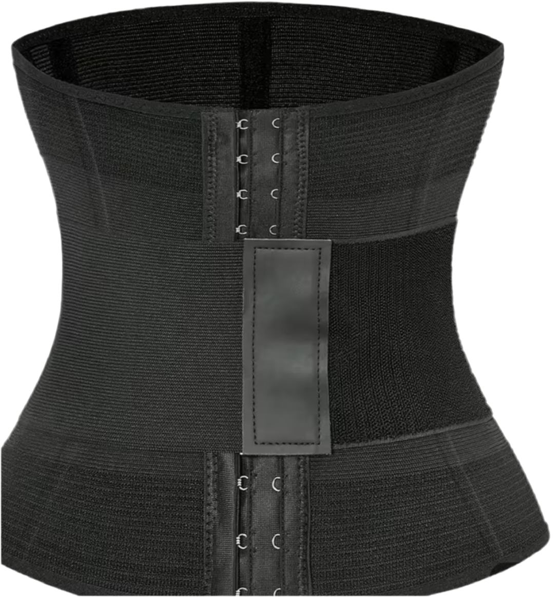 Arrives in 5+ BUSINESS DAYS Tummy Control Waist Trainer Wrap, Polyester 90% Elastane 10% Knit Fabric,