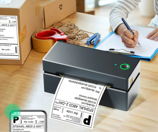 CLABEL USB CT428S Thermal Label Printer, 4x6 Shipping Label Printer for Small Business Shipping Packages