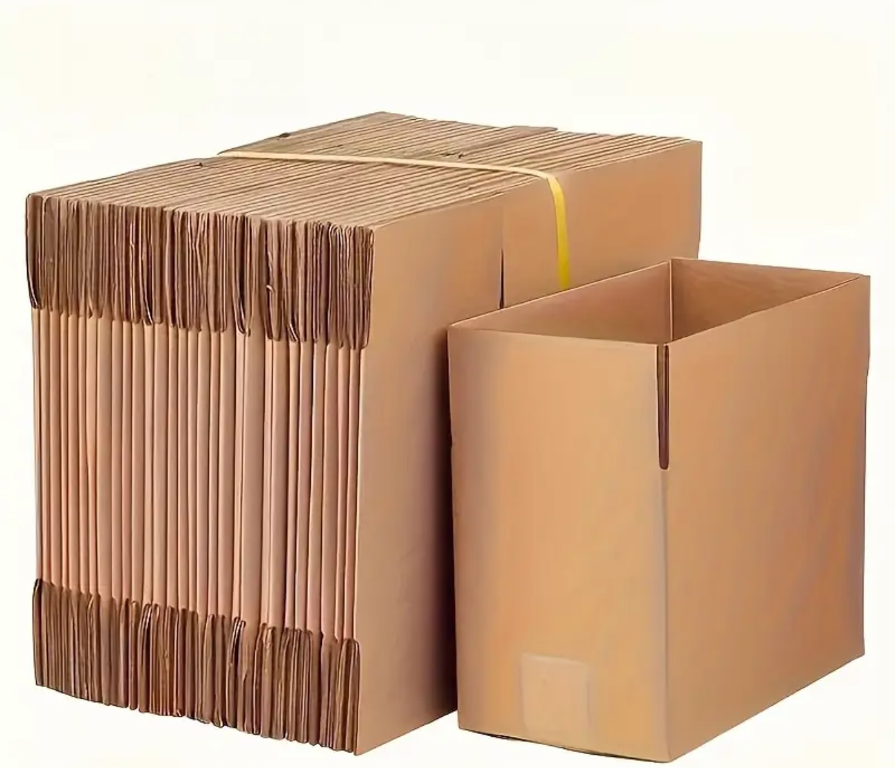 Small Shipping Boxes - Easy Assembly Lightweight Corrugated Cardboard Boxes, Sturdy